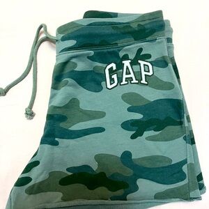 Utility Khaki Camo Shorts